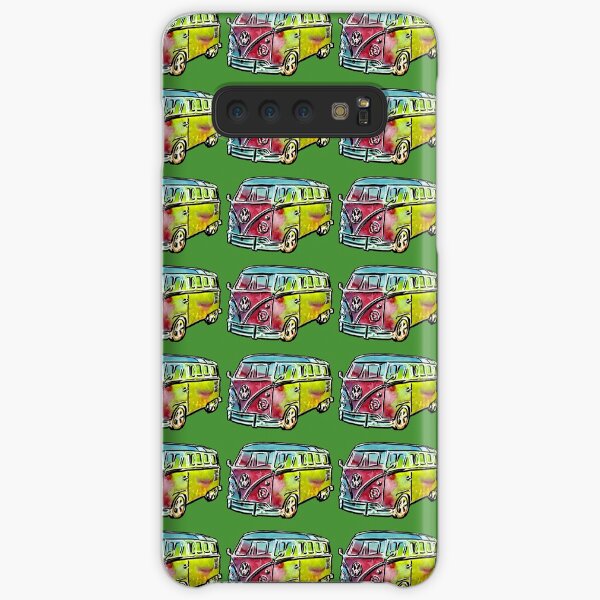 volkswagen VW camper aquarelle and brush paint Samsung Galaxy Snap Case