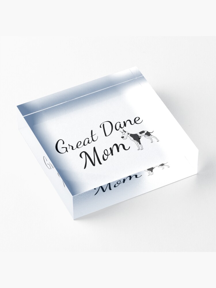 Alternate view of Great Dane Mom Acrylic Block