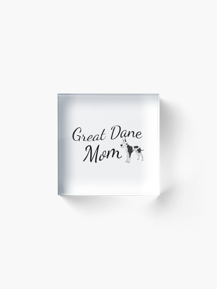 Alternate view of Great Dane Mom Acrylic Block