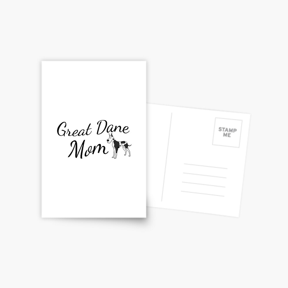 Great Dane Mom Postcard