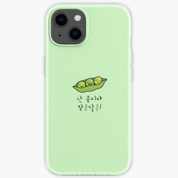 Stray Kids (IN) Jeongins Handyhülle süße grüne Bohnen iPhone Flexible Hülle