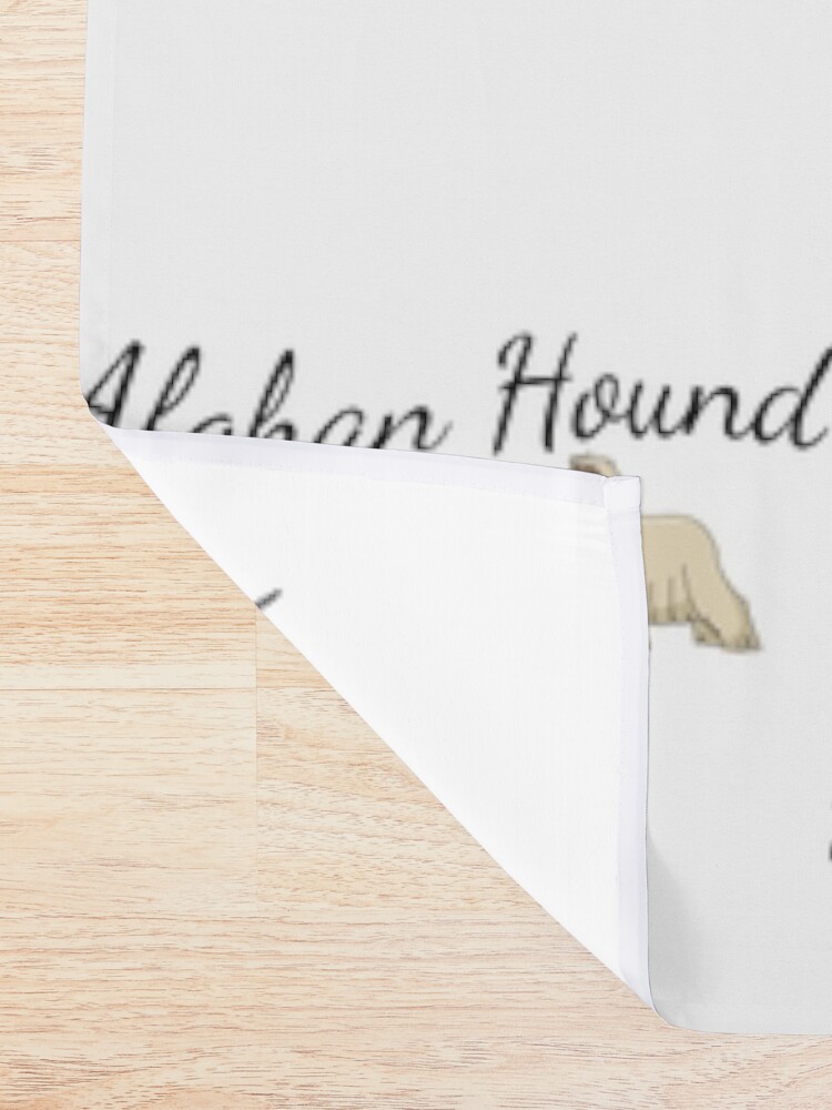 Alternate view of Afghan Hound Mom Shower Curtain