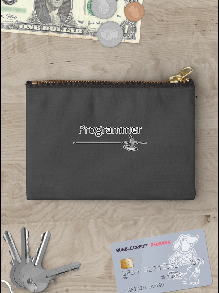 Thumbnail 3 of 4, Zipper Pouch, Programmer Halberd designed and sold by Sina-mon.