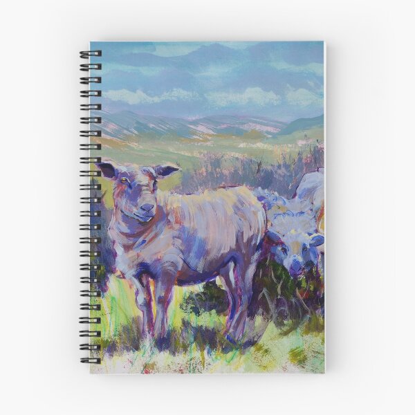 Item preview, Purple Sheep in Landscape Painting designed and sold by MikeJory.