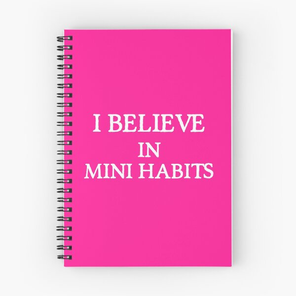 Item preview, I Believe in Mini Habits | Productivity | Quotes | Pink designed and sold by Wintre2.