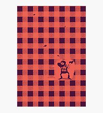 Almost a lumberjack pattern Photographic Print