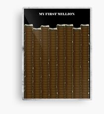 Lienzo Mi primer millón - Pablo Escobar