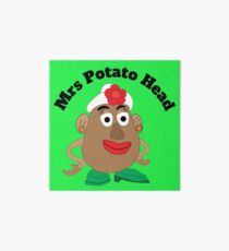 Fun Mrs Potato Head Shirt - Mrs Potato tee - Mrs Potato t-shirt - Mrs Potato T-shirt - Potato Head Mom Art Board