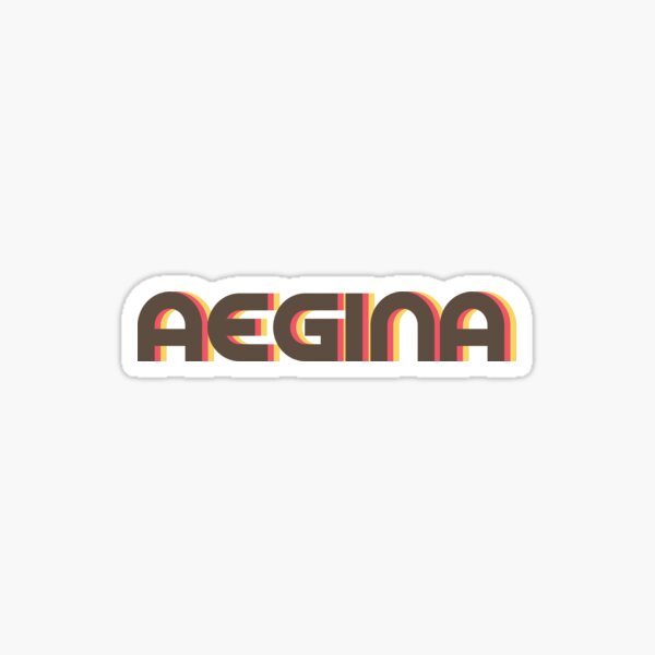 Aegina Retro Sticker