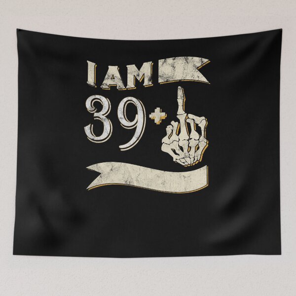 Item preview, I AM 39 + 1 I Gift idea for the 40th birthday designed and sold by ChrisFeil.