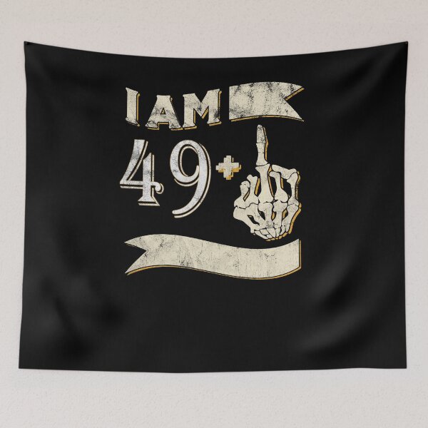 Item preview, I AM 49 + 1 I Gift idea for the 50th birthday designed and sold by ChrisFeil.