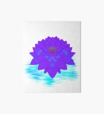 Purity Of the Lotus (Midnight Blue) Art Board