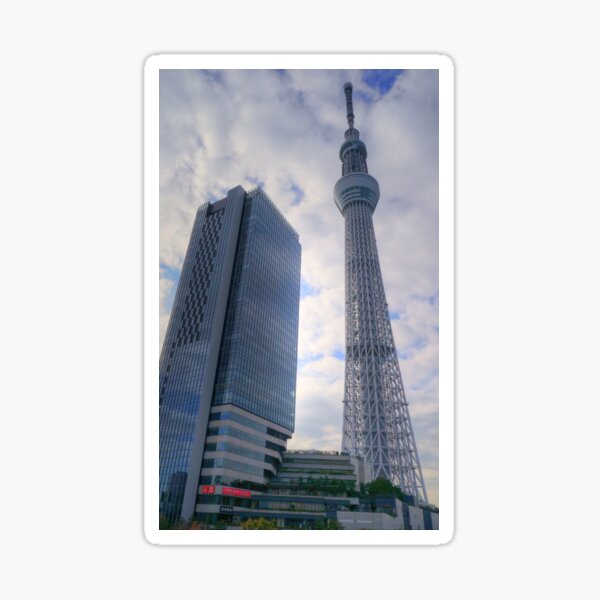 Tokyo Skytree Skyscraper Stickers Redbubble