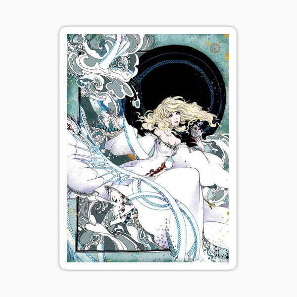 Vista previa del artículo con la obra «Lunafreya y la gran ola», diseñado y vendido por King of Red Dragons.