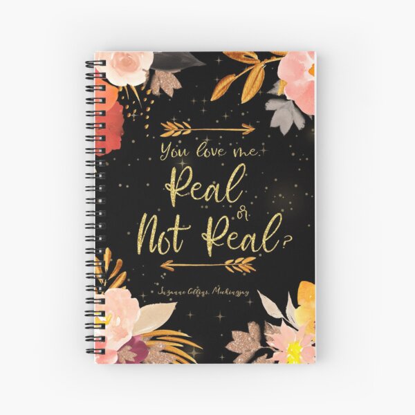Real or Not Real Spiral Notebook