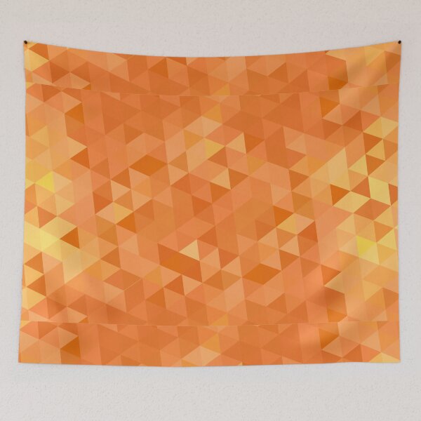 Item preview, Orange geometric pattern designed and sold by ritshi.