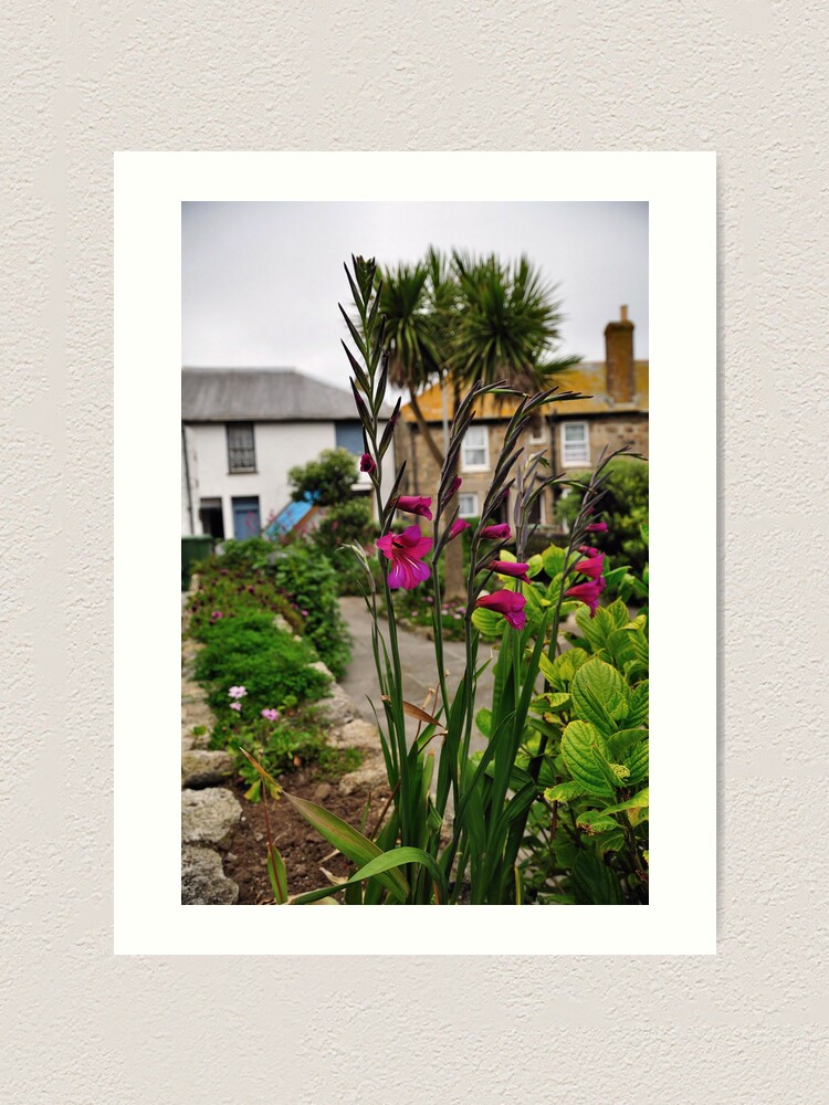 Alternate view of Flowers In a Border Art Print