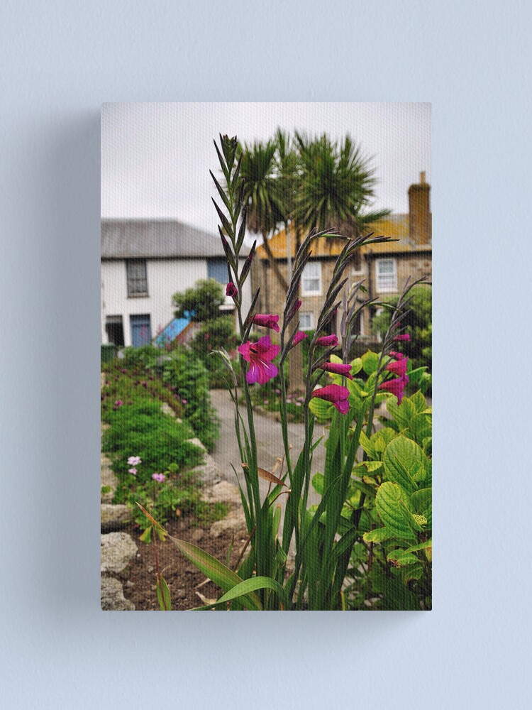 Alternate view of Flowers In a Border Canvas Print