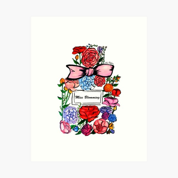 Iconic Miss Blomming Art Print