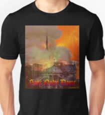 Notre Dame Fire Slim Fit T-Shirt