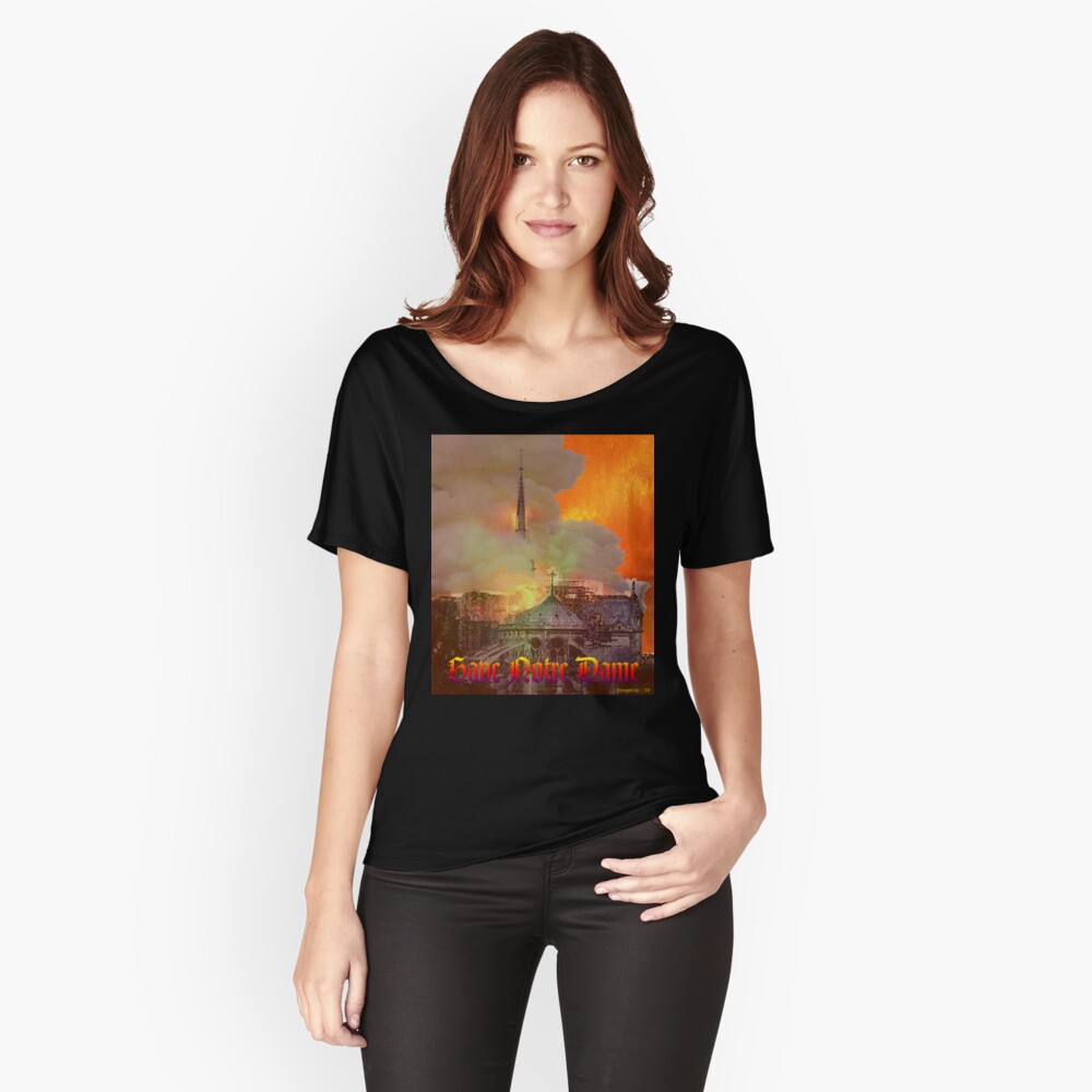 Notre Dame Fire Relaxed Fit T-Shirt