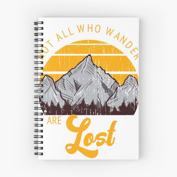 Item preview, Not All Who Wander Are Lost design Mountain Hiking Climbing designed and sold by Raleigh Designs.