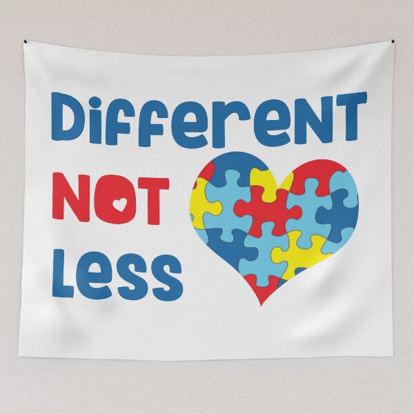 Item preview, Autism Awareness - Different Not Less designed and sold by violetsimone.