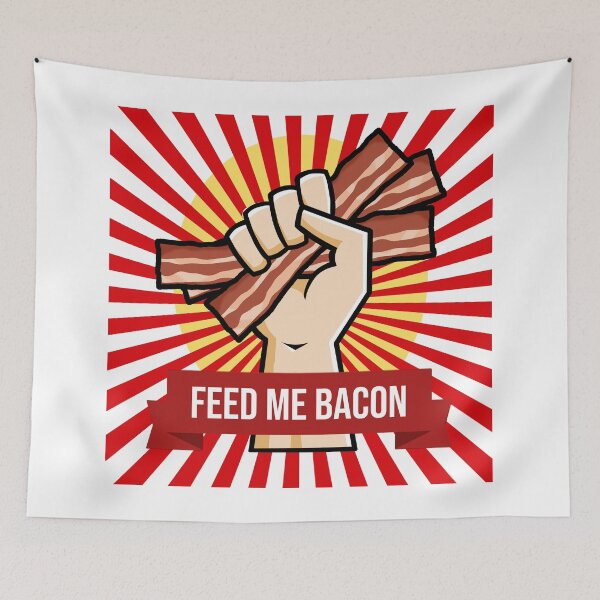 Item preview, Feed Me Bacon designed and sold by MaplewoodMerch.