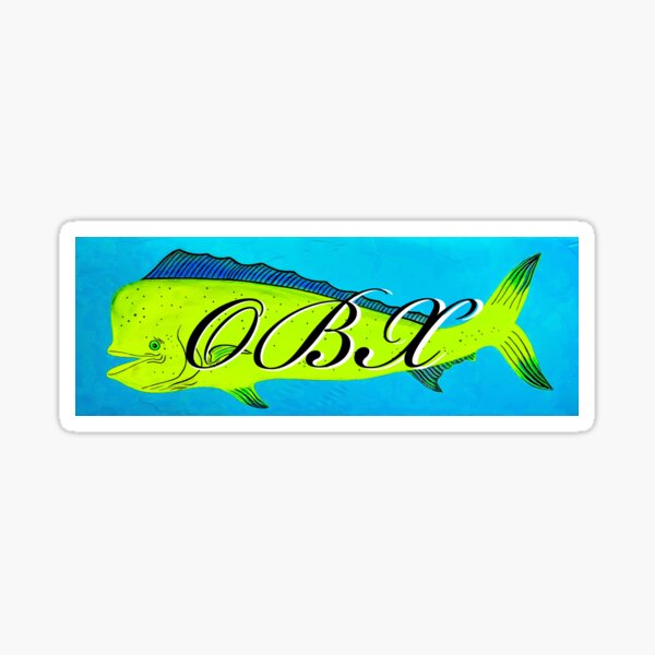 "OBX Mahi" Sticker by barryknauff Redbubble