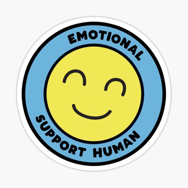 Item preview, Emotional Support Human designed and sold by BethsdaleArt.