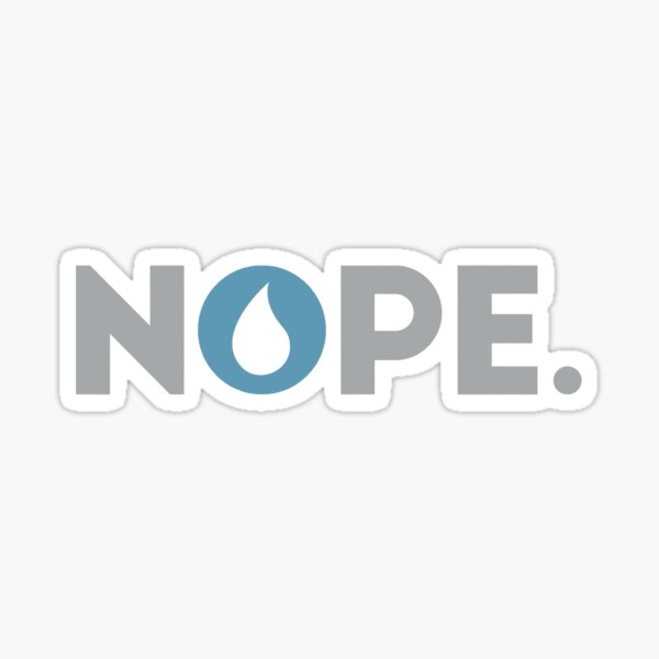 Nope Magic the Gathering Control Blue Player Sticker