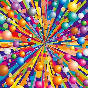 Artwork thumbnail, Colorful explode by CroDesign