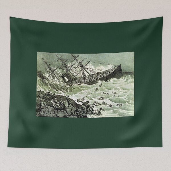 Item preview, The Wreck of the Atlantic - 1873 designed and sold by CrankyOldDude.