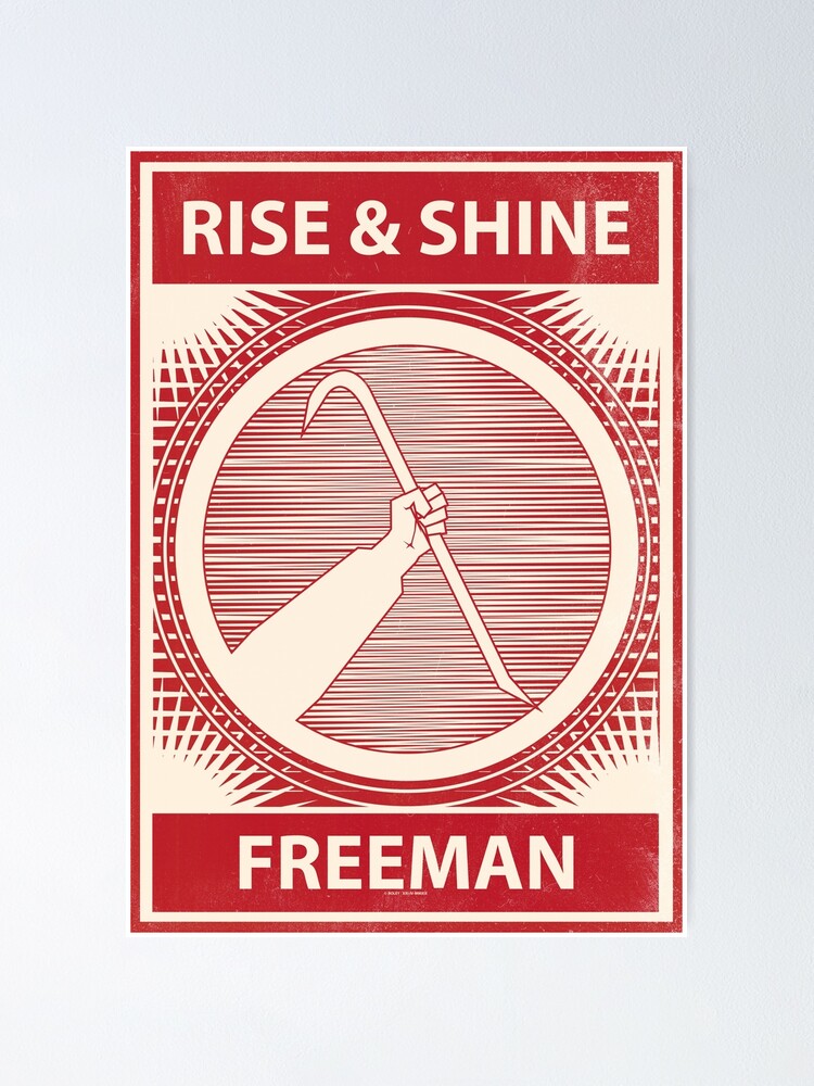 Alternate view of Rise and Shine Freeman by Roley Poster