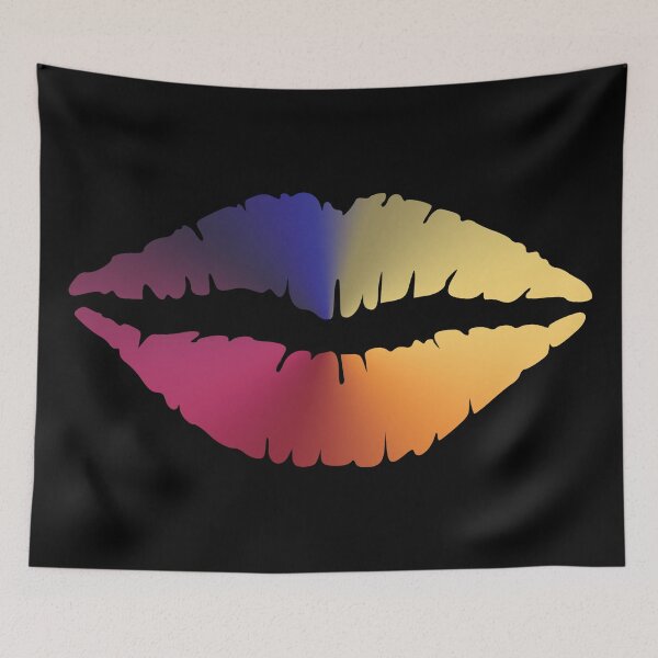 Item preview, Lips Angle Gradient (Black) designed and sold by John Raymond Barker.