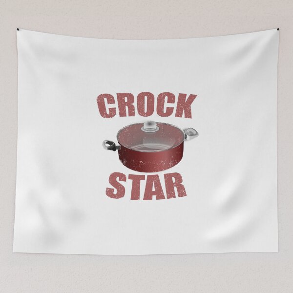 Item preview, Funny Cook product - Crock Star - Culinary School Gift designed and sold by stuch75.