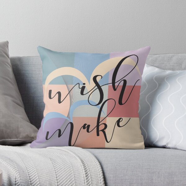 Wish & Make – Retro-Style Throw Pillow