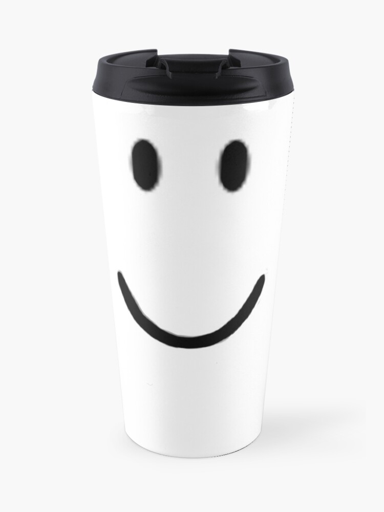 Roblox Smile Face Travel Mug By Ivarkorr Redbubble - smile roblox