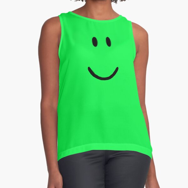 Roblox Chill Face Sleeveless Top By Ivarkorr Redbubble - normal roblox face