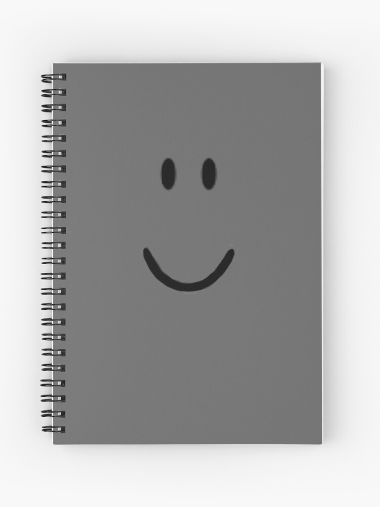 Roblox Smile Face Spiral Notebook By Ivarkorr Redbubble - roblox smile face accessory