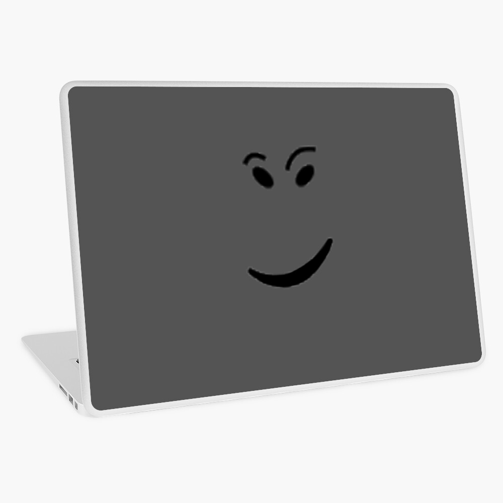 Roblox Check It Face Laptop Skin By Ivarkorr Redbubble