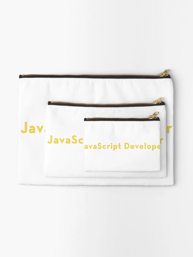 Thumbnail 2 of 4, Zipper Pouch, JavaScript Developer designed and sold by fantastiv.