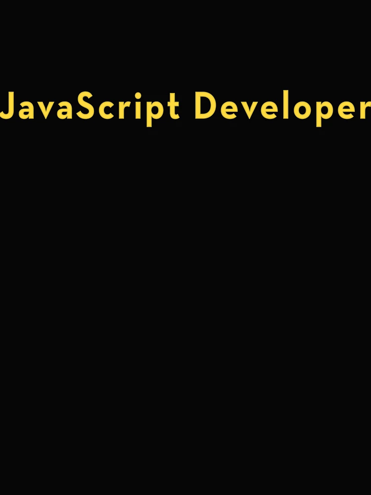 Thumbnail 4 of 4, Boxy T-Shirt, JavaScript Developer designed and sold by fantastiv.