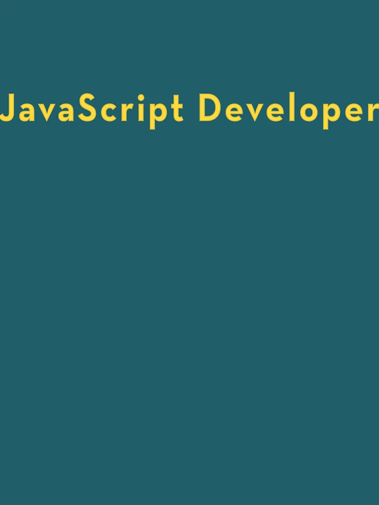 Thumbnail 4 of 4, Relaxed T-Shirt, JavaScript Developer designed and sold by fantastiv.