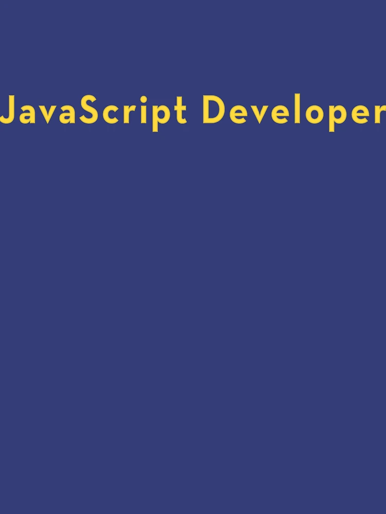 Thumbnail 4 of 4, V-Neck T-Shirt, JavaScript Developer designed and sold by fantastiv.