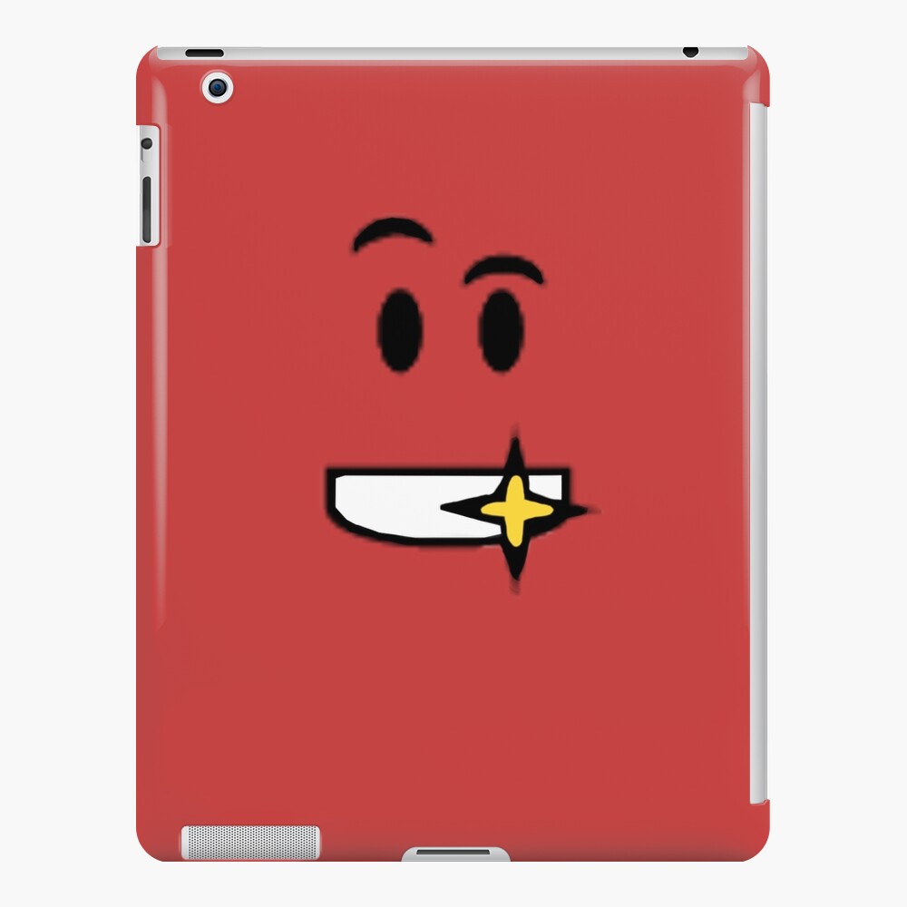 Roblox Golden Shiny Teeth Face Ipad Case Skin By Ivarkorr - how to do roblox emotes on mobile