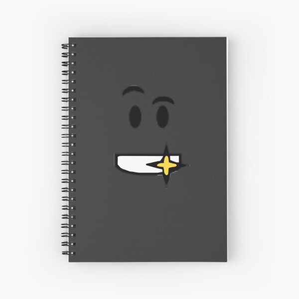 Roblox Golden Shiny Teeth Face Spiral Notebook By Ivarkorr Redbubble - shiny teeth roblox free