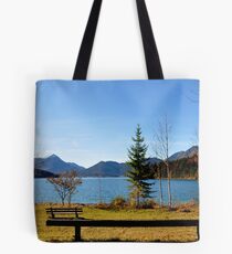 simple landscape Tote Bag