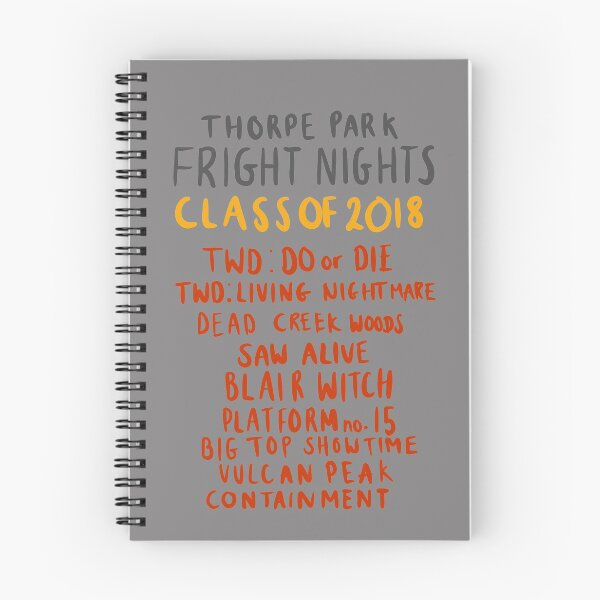 Item preview, Thorpe Park Fright Nights 2018 designed and sold by coastersnaps.
