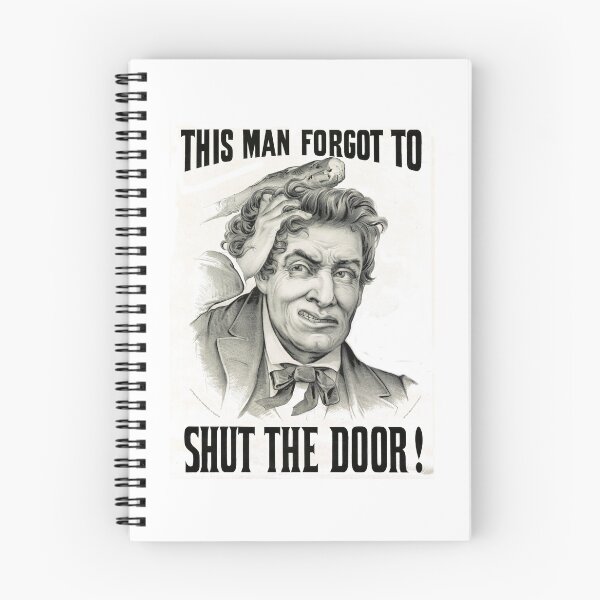 Item preview, This Man Forgot to Shut the Door - 1880 designed and sold by CrankyOldDude.